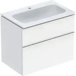 Geberit M&ouml;bel-Waschtischset iCon 75x63x48cm, w/KT, we. hochgl., Gr. vc
