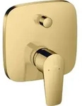 hansgrohe Fertigmontageset Talis E UP-Wannen-Einhebelmischer, polished gold optic