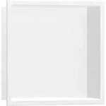 hansgrohe Wandnische XtraStoris Original 300x300x100mm, m int. Rahmen, mattwei&szlig;