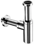 Schell Design-Siphon EDITION Messing, verchromt