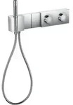 hansgrohe Fertigset Select Axor Edge UP-Thermostat, 2 Verbr., Diamantschl., chr