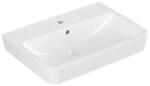 V&B Einbau-/Aufsatzwaschtisch O.NOVO 65x46cm, 1 HL, eckig, mit &Uuml;berlauf, wei&szlig; ;