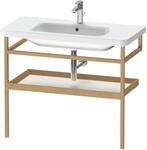 Duravit Handtuchhalter DuraStyle 94x44cm, we. hgl./Eiche mass., m Ablage