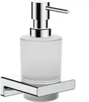 hansgrohe Lotionsspender AddStoris Wandmontage, Glaseinsatz, Metall, chrom