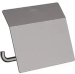 hansgrohe Papierrollenhalter AddStoris m Deck, brush. bla vc, Wandmont., Metall