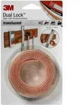 3M Deutschland Klettband Druckverschluss 25mmx1,25m,transluz. SJ 3560