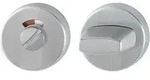HOPPE ZT-Schl&uuml;sselrosette E42KVS, rund WC/SS Edelstahl matt TS 37-42