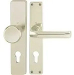 Hoppe Langschildgarnitur London 54/227/202SP/113 Alu. F2 PZ 72mm DIN L/R