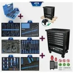 Brilliant Tools Werkstattwagen mit 7 Schubladen und 473 Werkzeugen