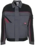 Bundjacke Highline Gr.52 schiefer/schwarz/rot