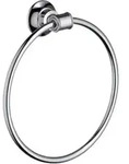 hansgrohe Handtuchring Axor Montreux schwenkb., Met., Wandmont., brush. ni.