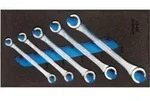 Gedore 1500 CT1-400 Doppelringschl&uuml;ssel-Satz, offen, in Check-Tool-Modul