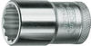 Gedore Steckschlüsseleinsatz, Nuss, 1/2'' 12,5 mm Antrieb, 12-kant, 21 mm Weite,