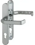 HOPPE PT-Dr&uuml;ckergarnitur RR,oval,Liverpool 1313G/3357N,PZ,8/92 Stahlfarbig,TS...