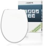 KIRCHHOFF Duroplast WC-Sitz WHITE, mit Absenkautomatik und mit Absenkautomatik und