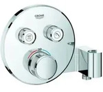 Grohe Fertigset Grohtherm Smartcontrol UP-THM, 2 Absp.vtl., Brauseha., rd, chr