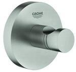 Grohe Bademantelhaken Essentials verdeckte Befestigung, supersteel (40364DC1)