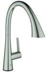Grohe Sp&uuml;ltischmischer Zedra SmartC superst., herausz. Br., el, Batterie