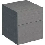 Geberit Seitenschrank Xeno2 45x51x46,2cm, m 2 Laden, strukt./sch.-gr