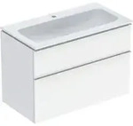 Geberit M&ouml;bel-Waschtischset iCon 90x63x48cm, w/KT, we. hochgl., Gr. vc