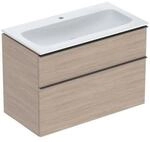 Geberit M&ouml;bel-Waschtischset iCon 90x63x48cm, we/KeraTe, Ei, Gr. lava matt