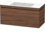 Duravit Waschtischunterschrank c-bonded L-Cube 100x48cm, o HL, N dkl., 2 Schub.,