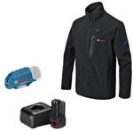 BOSCH Beheizbare Kleidung GHJ 12+18V XA: Akkuadapter, Ladeger&auml;t, 1x Akku, Gr. 3XL