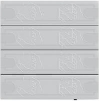 Gira KNX Tastsensor 4 Komfort 4f TS4 anthr 5004028)
