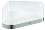 Grohe Eck-Glasablage Selection supersteel, mit Halterung (41038DC0)