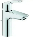 Grohe Waschtisch-Einhebelmischer Eurosmart chrom, S-Size, mit Ablaufgarnitur