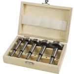 STIER Forstnerbohrer-Set in Holz-Kasette, 5-teilig (15, 20, 25, 30, 35 mm)