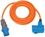Camping-/Maritim CEE Verl&auml;ngerungskabel IP44 10m orange H07RN-F 3G2,5 CEE-Stecker,