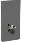 Geberit Wand-WC-Modul Monolith BH 101cm, Fr. Gl. la., S. Alu SW-chrom