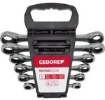 Gedore R07405006 Doppelringratschenschl&uuml;ssel-Satz SW8-19 mm 6-teilig