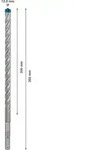 Bosch Hammerbohrer EXPERT 12x200x265mm VE &agrave; 10 St&uuml;ck SDS plus-7X
