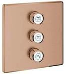 Grohe Fertigset Grohtherm Smartcontrol w suns geb., eck, 3-fach Unterputzventil