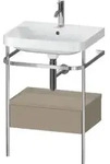 Duravit M&ouml;belwaschtisch-Kombi Happy D.2 Plus 57,5x49cm, 1 HL, lei, m Kons, 1 Lad