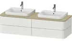 Duravit Waschtischunterschrank Happy D.2 Plus 160x55cm, f K, 4 AZ, f AWT, bs, No w m