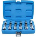 BGS Bit-Einsatz-Satz Antrieb Innenvierkant 12,5 mm Innensechskant 5 - 22 mm 12-tlg.
