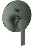 Grohe Fertigmontageset Lineare UP-Wannen-Einhebelmischer, hard graphite...