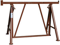 Schake Faltger&uuml;stbock "Compact S 1200", braun lackiert, Gr. 1 H&ouml;he: 0,75 m - 1,30 m