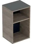 Geberit Seitenschrank Smyle Square 36x60x29,9cm, off., Holzst. Nussb hick.