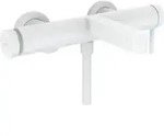 hansgrohe Wannen-Einhebelmischer Finoris AP, Ausladung 194mm, mattwei&szlig;