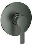 Grohe Fertigmontageset Lineare UP-Brause-Einhebelmischer, hard graphite geb&uuml;rstet
