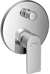 hansgrohe Fertigmontageset Rebris E UP-Wannen-Einhebelmischer, 2 Verbraucher, chrom