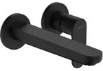 hansgrohe Fertigmontageset Rebris S UP-EHM, f Wd, m Ausl. 200mm, matt-sw