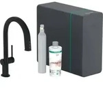 hansgrohe Sp&uuml;ltisch-Einhebelmischer Aqittura M91 SodaSys 210, Ausl, Start Set,