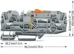 WAGO Erdleiter-Trennklemme 230V grau 6mm2 2006-1671/1000-851