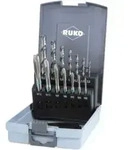 RUKO 14-teiliger Maschinengewindebohrer-Satz HSS Form B