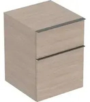 Geberit Seitenschrank iCon 45x60x47,6cm, 2 Laden, Eiche/Gr. la. ma